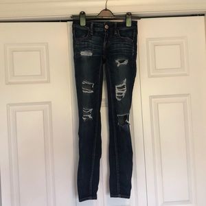 American Eagle Super Low-Rise Jeggings 0